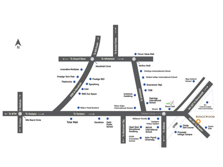 frontier Ridgewood villas location